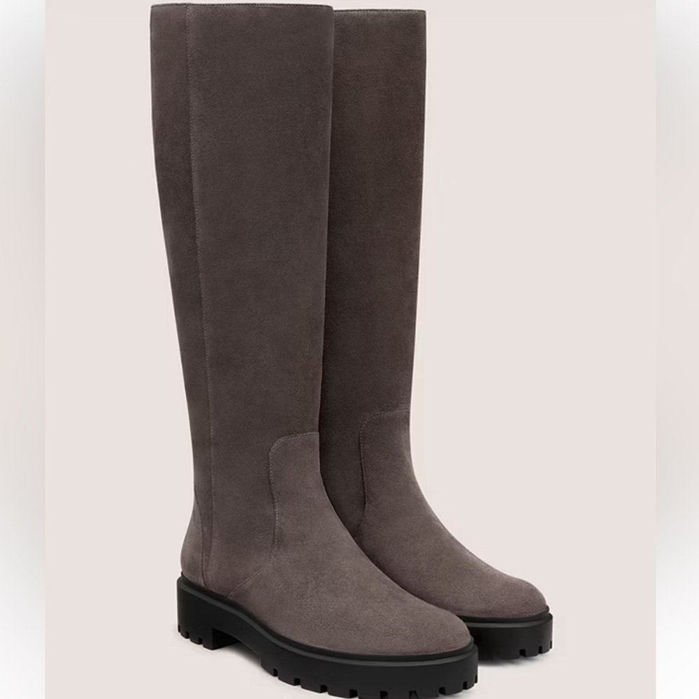 Stuart Weitzman Knee High Gray Boots - Picture 2 of 8